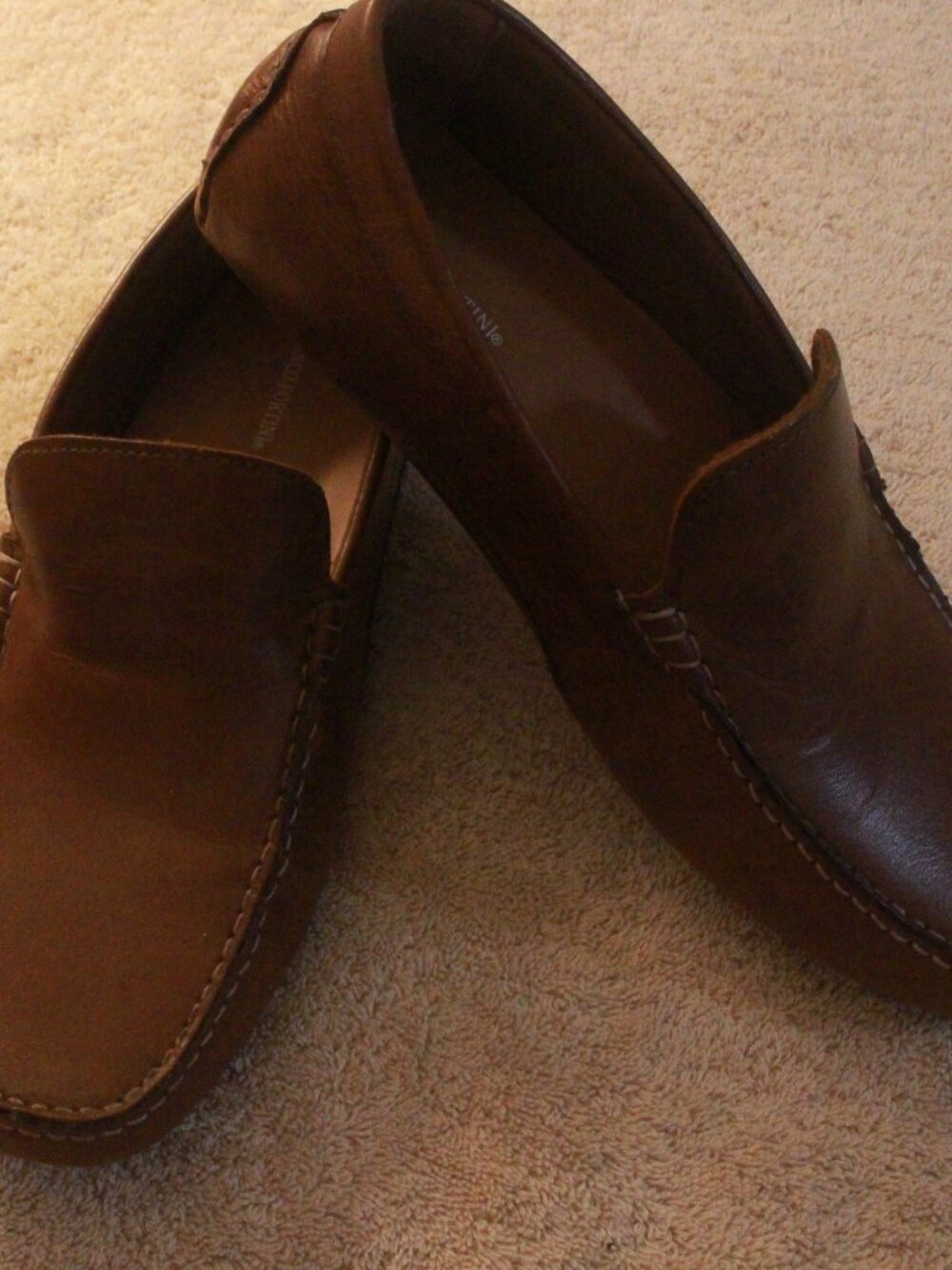 Franco Fortini Brown Slip-On Loafers